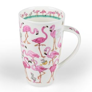 Dunoon Kaffeebecher Henley (600ml) Flamboyance Flamingo