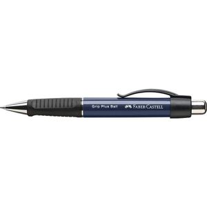 FABER-CASTELL Chowany biros GRIP PLUS niebieski Szerokość linii: 0,5 mm