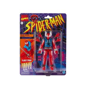 Marvel Legends Retro Spider-Man Actionfigur Scarlet Spider 15cm
