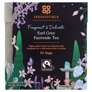 Co-op Irresistible Earl Grey Fairtrade Tea - 50 Bags, 125g