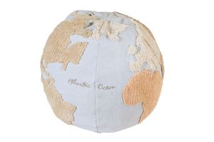 Lorena Canals Hocker / Runder Sitzsack, Farbe:World Map