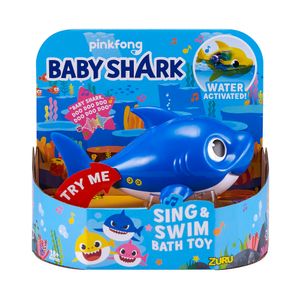 PINKFONG ZURU Detské hračky do vane Živé detské hračky ROBO Fish BLUE
