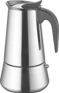Weis 16979 Espressokocher 9 Tassen, silber