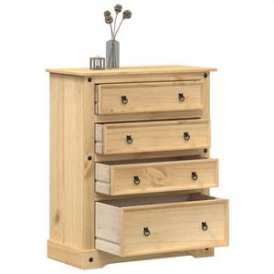 vidaXL Kommode 92x48x120 cm Massivholz Kiefer vidaXL Kommode 92x48x120 cm Massivholz Kiefer