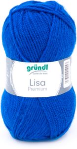 50 Gramm Gründl Lisa Premium Uni 35 Royalblau