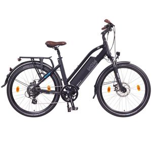NCM Milano, 26", schwarz, E-Trekkingbike Pedelec E-Tourenrad, Damen und Herren,  48V 13Ah 624Wh, Heckmotor