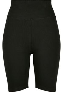 Dámské kraťasy Urban Classics Ladies High Waist Cycle Shorts 2-Pack black/white - XXL