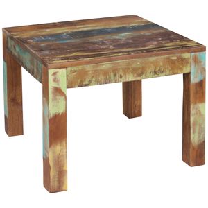 Rustikaler Couchtisch: Recyceltes Mango-Holz, Shabby-Chic-Design, robust, Klarlack-Beschichtung, große Tischplatte - KADIMA DESIGN.