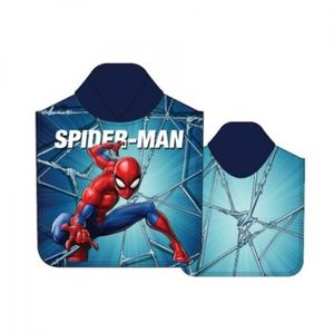 Spiderman Badeponcho Kinder Poncho mit Kapuze 50 x 100cm