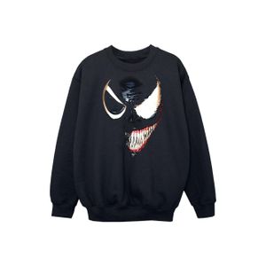 Marvel - "Venom Split Face" Sweatshirt für Jungen BI49742 (116) (Schwarz)