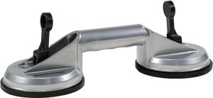 Silverline Doppelsaugheber aus Aluminium in Profi-Qualität 100 kg