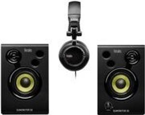 Hercules DJMonitor 32 - DJ speakerset + HDP DJ45 DJ koptelefoon Schwarz