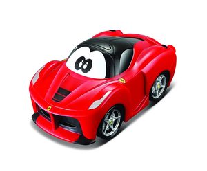 BB Junior - Spielzeugauto - Ferrari U-Turn (13cm, rot) Kinderauto Kleinkinder