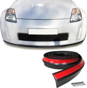 Front Spoiler Lippe Seiten Schweller universal flexibel 2,5mx4,5cm Schwarz