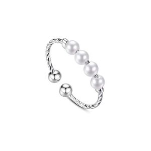 Verstellbarer Anti-Stress-Ring mit drehbaren Perlen