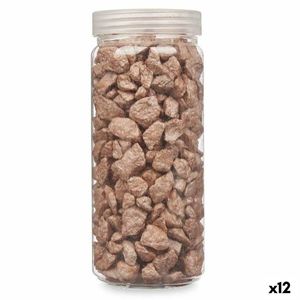 Kamienie dekoracyjne brązowe 10 - 20 mm 700 g (12 sztuk)