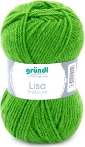 50 Gramm Gründl Lisa Premium Uni 33 Maigrün