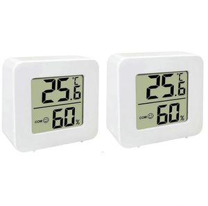2 Stück Thermometer für Innenräume, Raumthermometer Digital Innen, LCD Intelligentes Hygrometer