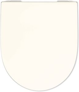 Saqu WC-Sitz 36,5x43,3 cm - Pergamon - Toilettendeckel mit Absenkautomatik,