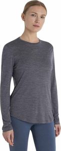 Icebreaker Merino 125 Cool-lite Sphere Iii Langarm-t-shirt Grau L Frau Grau L