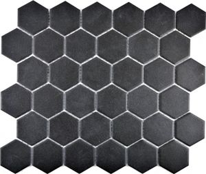 Mosani MOS11B-0304-R10, Mosaik, Glas, Schwarz, Indoor, Rechteck, 325 mm