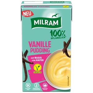 MILRAM Vanille Pudding neu auf Basis von Hafer Vegan glutenfrei 1000g