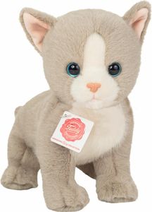 Teddy Hermann kot mały szary 24 cm
