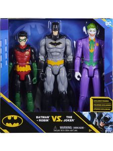 Spin Master Spielwaren Batman 30cm Figuren-Set aus Batman (Rebirth), Robin und Joker, inkl. Stoffumhang, original Comic-Design Actionfiguren Actionfiguren spinmasterauswahl