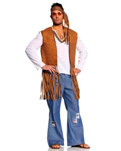 Hippie Kostüm für Männer Größe: XXL