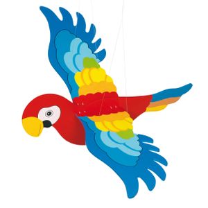 goki GK454 Schwingtier Papagei, mehrfarbig