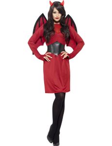 Halloween Damen Kostüm Teufelin Dämonin Walpurgisnacht Gr.M