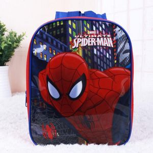 Marvel Spiderman Kinderrucksack Cartoon Anime Frozen 3D-Druck Kindergarten Schultasche Lässiger Laptop-Rucksack