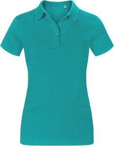 Promodoro Dámske polokošele 4025 Blau Jade XXL