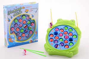 Angelspiel Batteriebetrieb 21 Fische 4 Angelruten