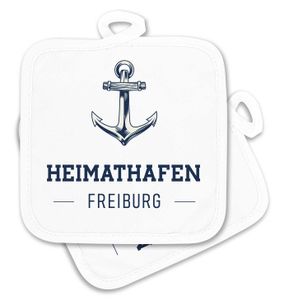 Topflappen-Set "Heimathafen Freiburg"