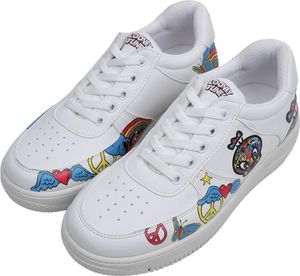 DOGO Dice WB Sneakers - Vegane Atmungsaktive Bunte Damen Sneaker - Tweety Love 38