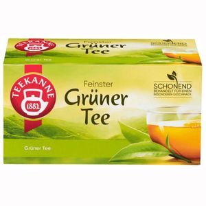Teekanne Grüner Tee erfrischend und angenehm mild 20 Teebeutel 35g