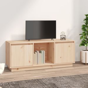 vidaXL TV-Schrank 110,5x35x44 cm Massivholz Kiefer