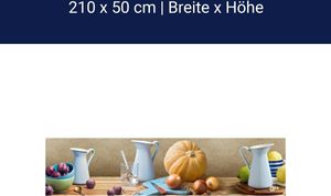 Küchenrückwand Collage Herbst Brett Holz M1219 – Acrylglas / 210cm / 50cm