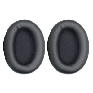 Hochwertiges Headset-Kissen, atmungsaktive Ersatz-Ohrpolster, kompatibel mit Kingston HyperX Cloud II (schwarze Proteinhaut)