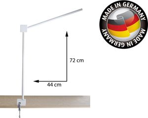 Niermann Leuchten XL Mobilehalter - Maße: 50 cm x 44 cm x 72 cm - Farbe: weiß; 3498