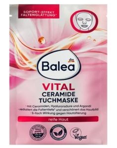 Balea Vital Ceramid Gesichtsmaske, Einweg-Tuchmaske, 1 Stück