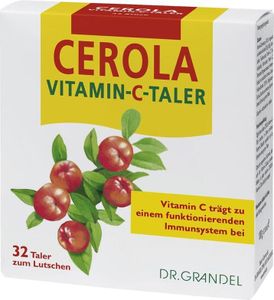 Dr. Grandel Cerola Vitamin-C-Taler zum Lutschen, 32 St. Tabletten