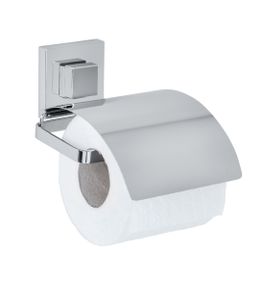 WENKO Toiletten Papier Halter Klo Rollen Ablage Halterung QUADRO ohne bohren
