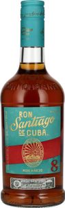 Santiago de Cuba Brauner Rum D.O.P. Cuba Ron Santiago de Cuba 8 Year Old Anejo 40%vol Spirituosen