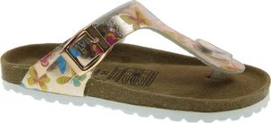 Supersoft Kinder Zehentrenner Lederfussbett Glitzer EUR 39