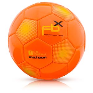 meteor FBX Kinder Fußball Ball kleine Sportball Kleinkinder Freizeitball für drinnen und draußen Ball für Mädchen und Jungen Größen: #1 orange