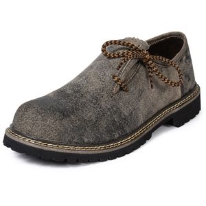 PAULGOS tradičné topánky z pravej kože Haferl topánky Haferl v 3 farbách veľkosť 39-47, farba:Midnight grey, veľkosť:43