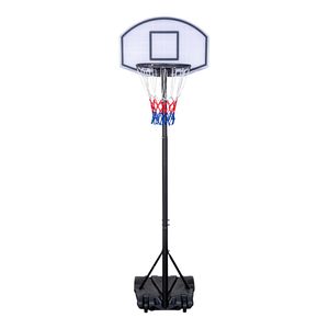 Angel Sports Höhenverstellbarer Basketballkorb mit Ständer 140-215 cm | Basketballständer für Kinder & Erwachsene | Höhenverstellbar & Freistehend