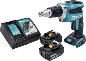 Makita DFS 452 RT Akku Schnellbauschrauber 18 V Brushless + 2x Akku 5,0 Ah + Ladegerät